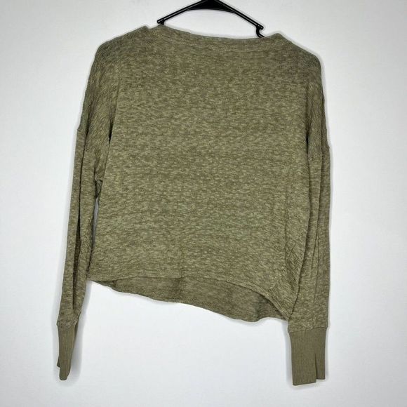 Anthropologie Temecula Sweater Pullover Long Sleeve Knit Shirt Size Small Green - Picture 3 of 10